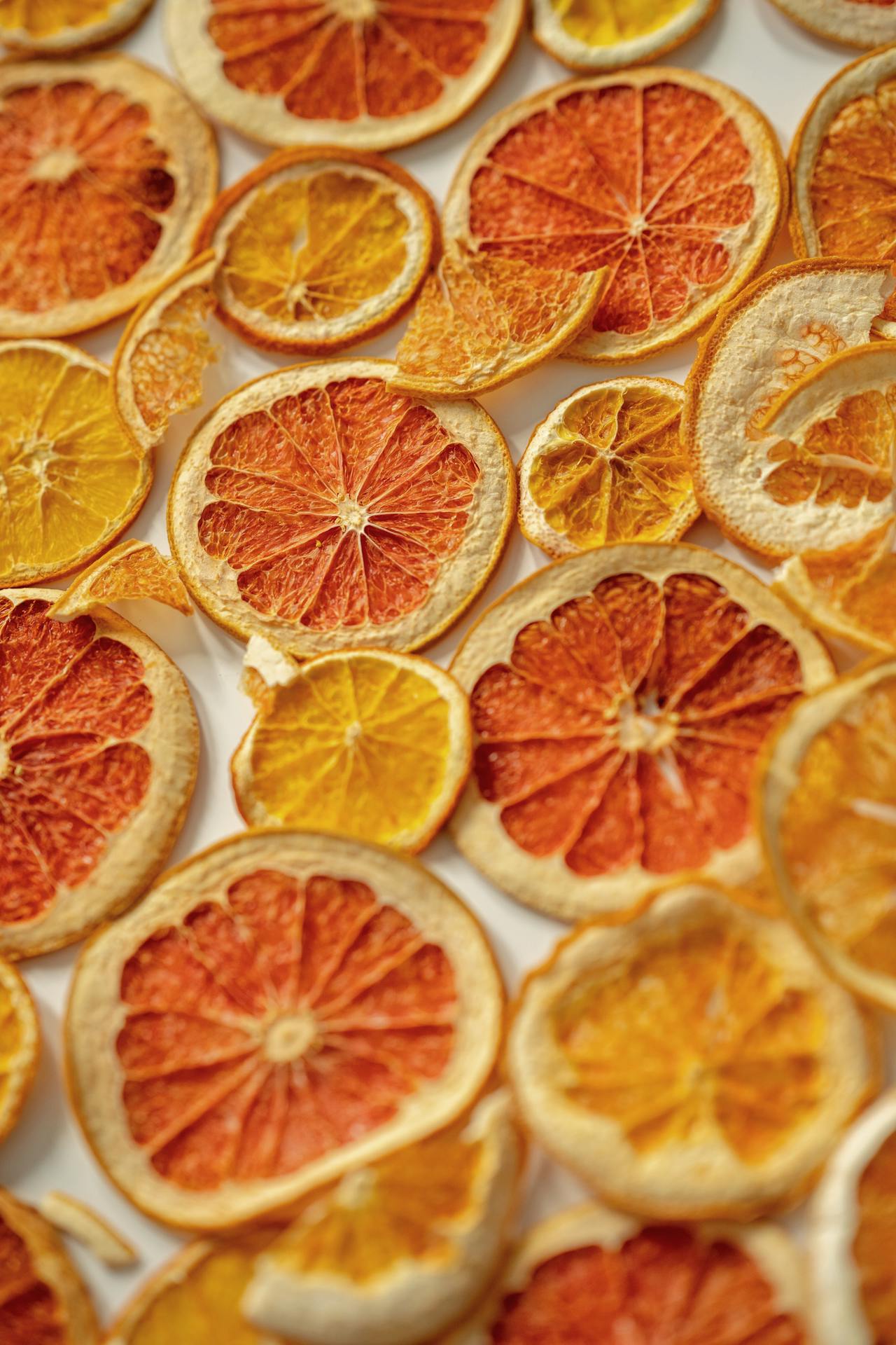 dried citrus slices