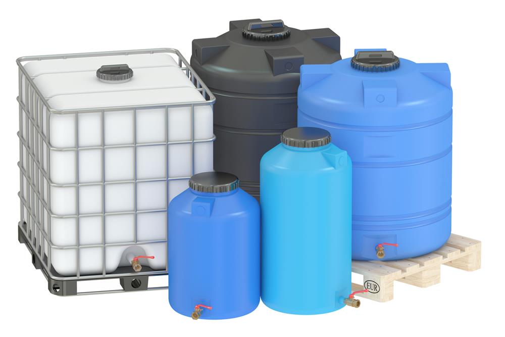 Different kinds of water tanks