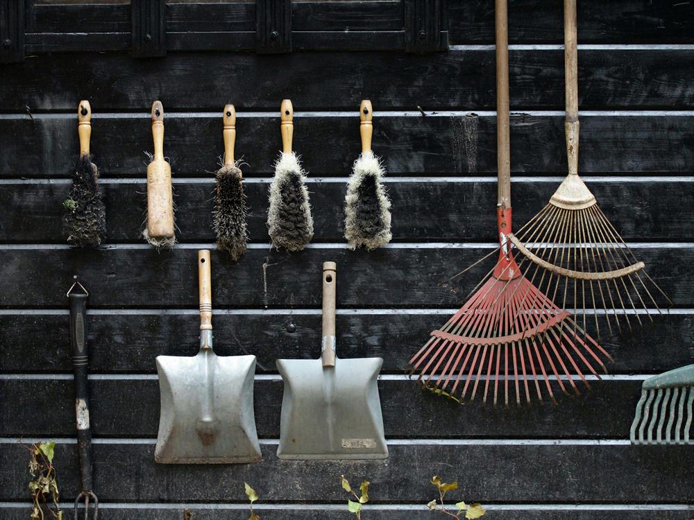 Clean and Store Garden Tools