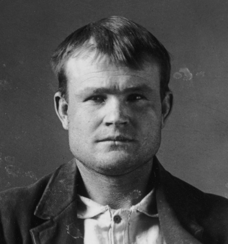 Butch Cassidy’s mugshot from the Wyoming Territorial Prison in Laramie