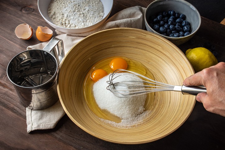 preparation for pastry