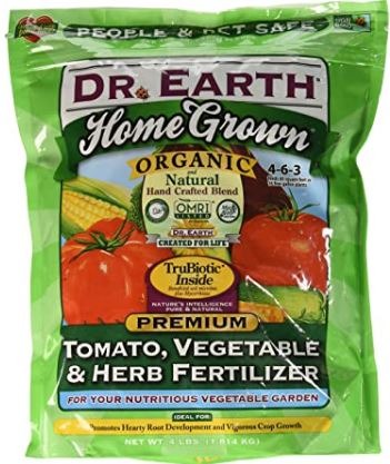 Dr. Earth Organic 5 Tomato, Vegetable & Herb Fertilizer Poly Bag