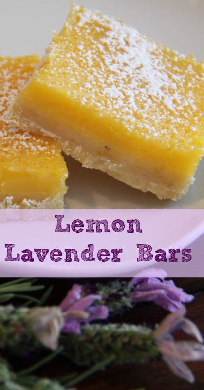 Lavender Lemon Bars :: Five Little Homesteaders