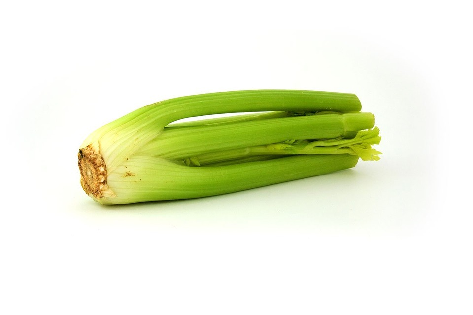 bottoms of celery